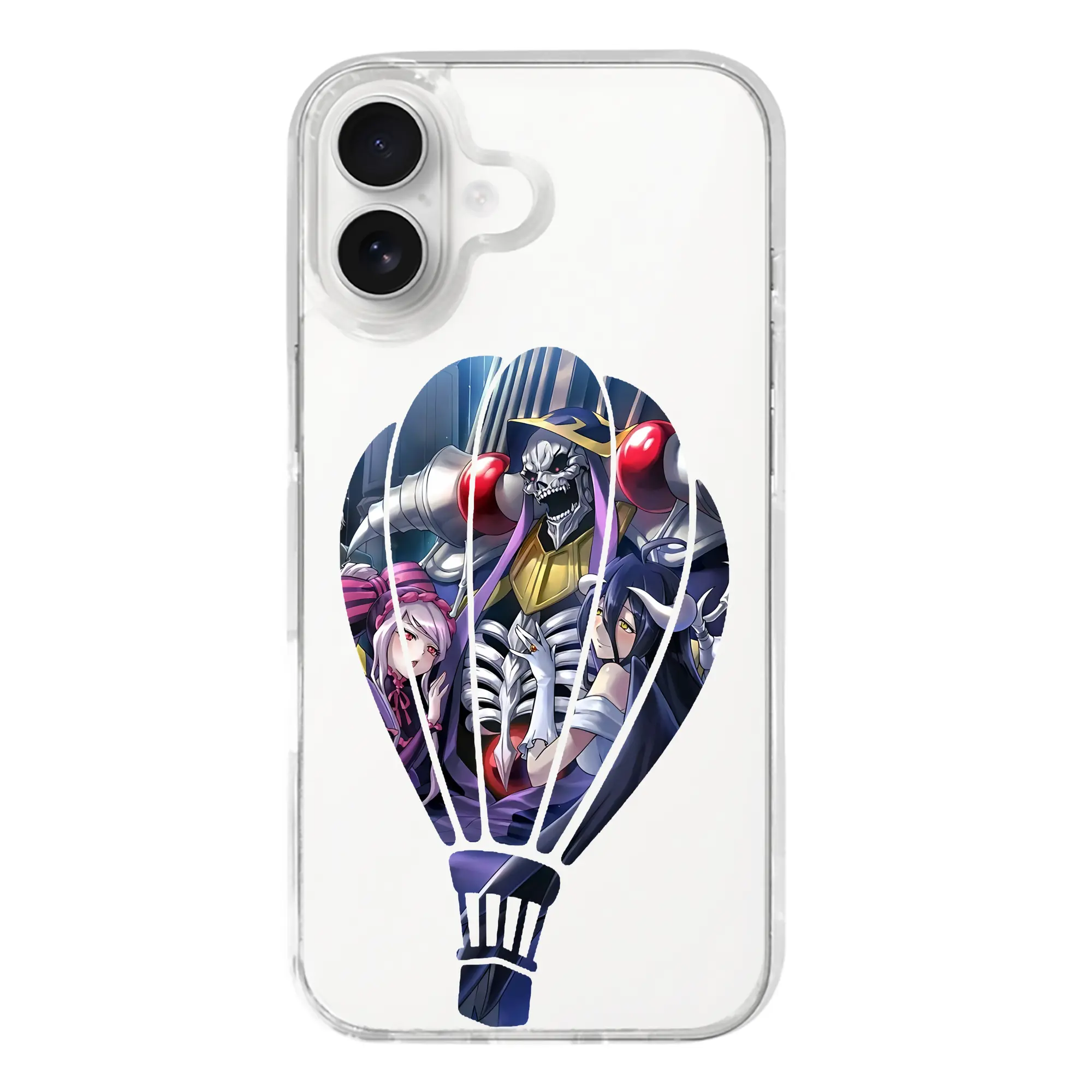 オーバーロード グッズ アインズ・ウール・ゴウン - iPhone 17シリーズ 透明スマホケース – 薄型・耐衝撃・精密フィット保護カバー